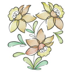 Doodle Flowers 4 02(Sm) machine embroidery designs