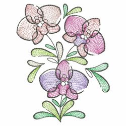 Doodle Flowers 4 03(Sm) machine embroidery designs