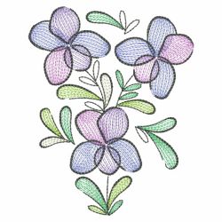 Doodle Flowers 4 12(Md) machine embroidery designs