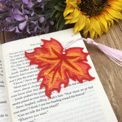 Organza Leaf Bookmark 10