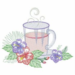 Spring Tea Party 02(Md) machine embroidery designs