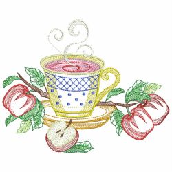 Spring Tea Party 09(Lg) machine embroidery designs