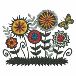 Fantasy Garden 06(Md) machine embroidery designs