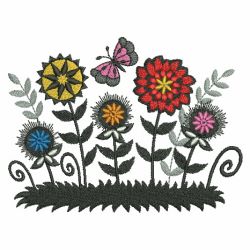 Fantasy Garden 07(Md) machine embroidery designs