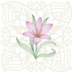 Trapunto Blooming Beauty 2 02(Sm) machine embroidery designs