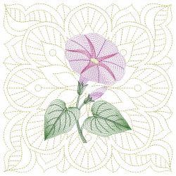 Trapunto Blooming Beauty 2 04(Md) machine embroidery designs