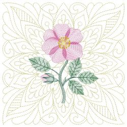 Trapunto Blooming Beauty 2 09(Sm) machine embroidery designs