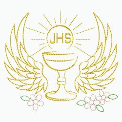 Vintage Holy Communion 3 05(Md) machine embroidery designs