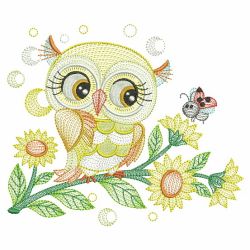 Spring Owls 04(Lg) machine embroidery designs