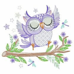 Spring Owls 05(Lg) machine embroidery designs