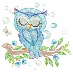 Spring Owls 10(Lg) machine embroidery designs