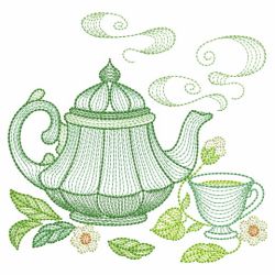 Green Tea 01(Md) machine embroidery designs