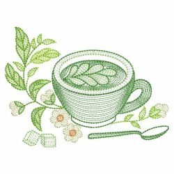 Green Tea 06(Md) machine embroidery designs