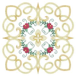 Filigree Roses Quilt 5 03(Lg) machine embroidery designs