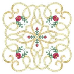 Filigree Roses Quilt 5 10(Sm) machine embroidery designs