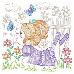 Springtime Girls 07(Md) machine embroidery designs