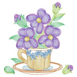 Teacup In Bloom 7 02(Md) machine embroidery designs