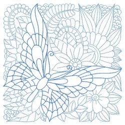 Redwork Butterfly Quilt 06(Lg) machine embroidery designs