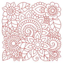 Redwork Flower Blocks 2 07(Sm) machine embroidery designs