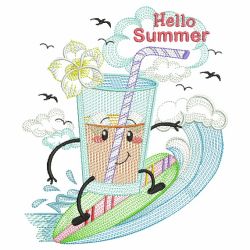 Hello Summer 10(Md) machine embroidery designs