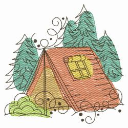 Retro Camping 04(Sm) machine embroidery designs