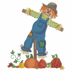 Fall Scarecrow 3 03(Lg) machine embroidery designs