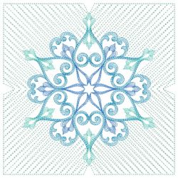Trapunto Snowflakes 2 08(Md) machine embroidery designs