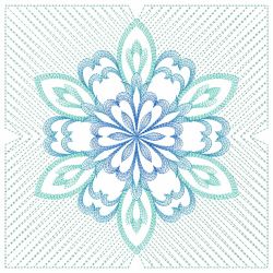 Trapunto Snowflakes 2 10(Lg) machine embroidery designs