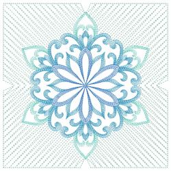 Trapunto Snowflakes 2 11(Lg) machine embroidery designs