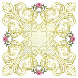 Baroque Roses Quilt 06(Md) machine embroidery designs