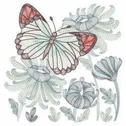 Sketched Flowers 4 08(Sm) machine embroidery designs