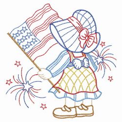 Vintage Patriotic Sunbonnet Sue 05(Sm)