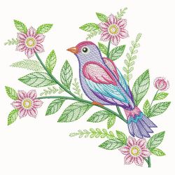 Birds And Blooms 2 03(Lg) machine embroidery designs