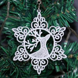 FSL Snowflake Ornaments 02 machine embroidery designs