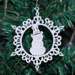 FSL Snowflake Ornaments 08 machine embroidery designs