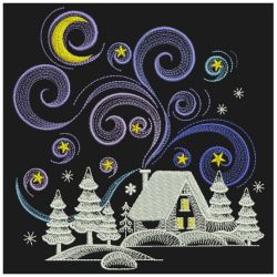 Winter Wonderland Silhouettes 5 02(Lg) machine embroidery designs