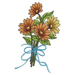 Floral Bouquets 05 machine embroidery designs