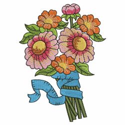 Floral Bouquets 07 machine embroidery designs