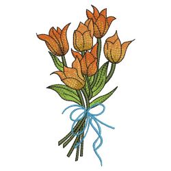 Floral Bouquets 09 machine embroidery designs