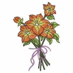 Floral Bouquets 10 machine embroidery designs