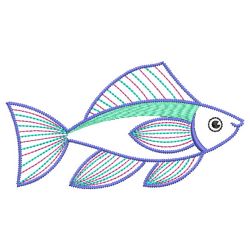 Fish Cuties 08(Md) machine embroidery designs
