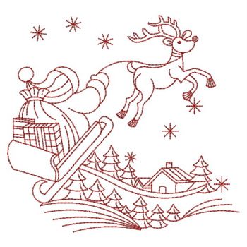 free redwork christmas embroidery patterns