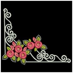 Heirloom Rose Deco 06(Sm) machine embroidery designs