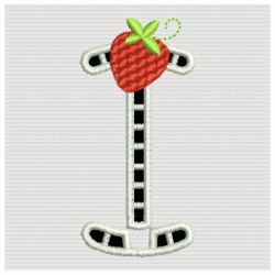 Cutwork Strawberry Monograms 09 machine embroidery designs