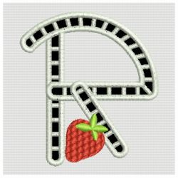 Cutwork Strawberry Monograms 18 machine embroidery designs