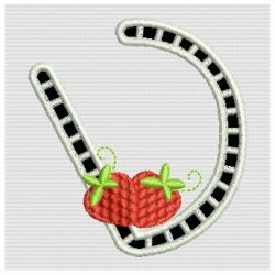 Cutwork Strawberry Monograms 22