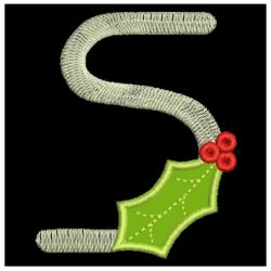 Applique Christmas Alphabet 19 machine embroidery designs