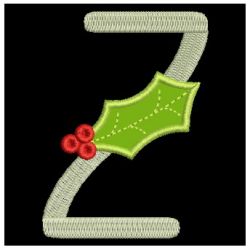 Applique Christmas Alphabet 26 machine embroidery designs