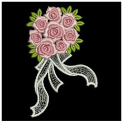 Heirloom Rose Bouquets 01 machine embroidery designs