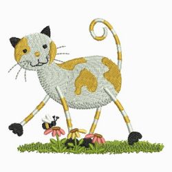Stick Cats 10 machine embroidery designs
